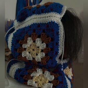 Handcrafted Crochet balaclava (strings will be sewn in)come in color asked for